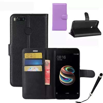 HQ Wallet Money Card Leather Case Cover For Xiaomi Mi A1 / 5X + FREE Stylus • $9.99