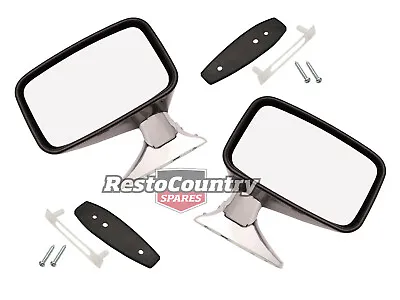 Holden GTS Door Mirror Pair LEFT +RIGHT +Fit Kit HQ HJ HX HZ WB Exterior Reverse • $360