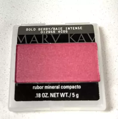 Mary Kay Mineral Cheek Color Blush BOLD BERRY 012956 NIB .18oz • $13