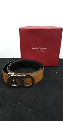 Ferragamo Belt Reversible Tan/Black • $499