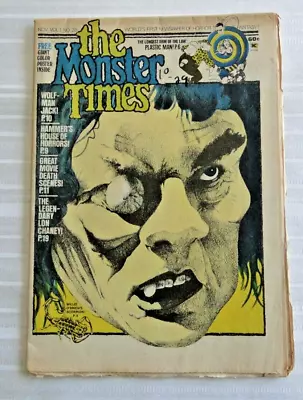 Vintage The Monster Times Vol 1 #28 Wolfman Jack Hammer's House Of Horrors   170 • $12