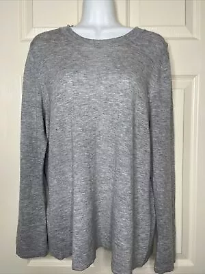 Country Road - Grey Wool Silk Blend Long Sleeve Jumper - Size XL - VGC • $34