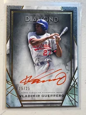 Vladimir Guerrero 2022 Topps Diamond Icons /25 Red Ink Auto Autograph RI-VG • $59.99