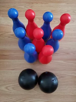  1 Set Kids Bowling 2pcs Balls 9 Pcs Bottles Set...  • $4.60