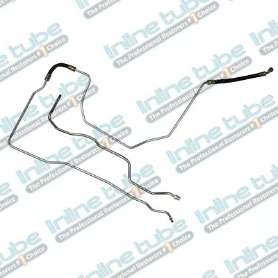 Stainless Main 3/8 Fuel Gas Line 2Pc 99-03 Chevy / Gmc Truck Standard Cab • $107