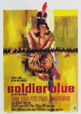 Soldier Blue Candice Bergen Vintage Movie Poster Print    • $6.49