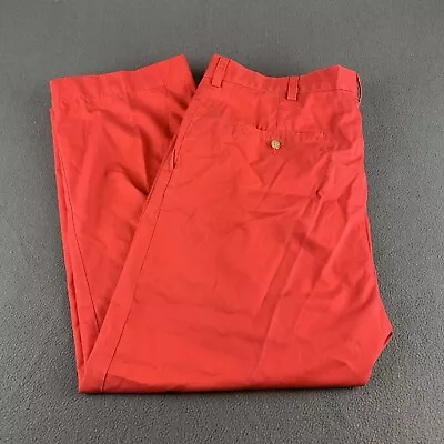 VINTAGE Polo Ralph Lauren Pants Mens 36 Pink Chinos 36X30 Straight Leg • $14.95