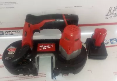 M12 Milwaukee 2429-20 Sub-Compact  Band Saw + 3ah/1.5ah Batteries Included • $129.95