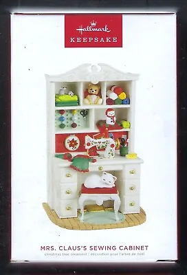 Hallmark 2022 Mrs. Claus's Sewing Cabinet Special Edition Exclusive Ornament • $89.95