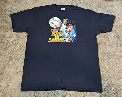 Disney Store Mickey Mouse The King Of Swing T-Shirt~Size 2XL • $19.99