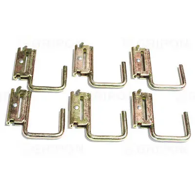 GRIPON (Pack Of 6) E-Track Steel J Hook Tie Down With Spring Fitting For Trailer • $24.96