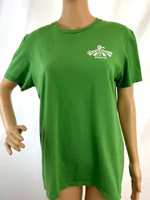 Unisex Green Cotton T-Shirt Great Harvest Bread Co. Lucky You Size Medium • £11.57