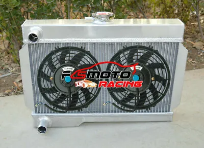 FOR 1962-74 Rover MG MGB GT NIB Coupe Convertible 1.8L MT Aluminum Radiator+FANS • $160