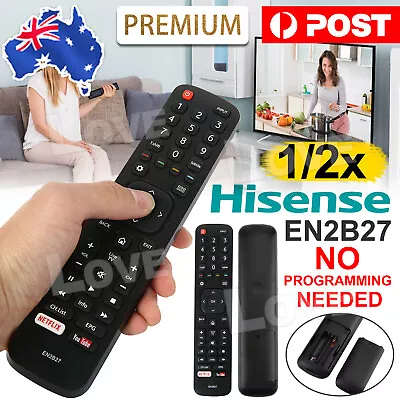 For Hisense TV Remote Control EN2B27 OEM Universal RC3394402/01 3139 238 AU NEW • $6.45