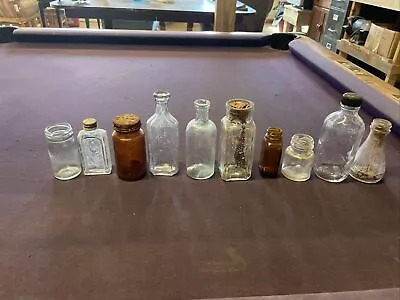 Vintage Lot Of 10 Smaller Bottles  • $0.99