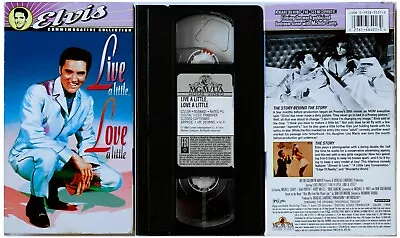 Elvis *vg*  Live A Little Love A Little   1969 Us Mgm Commemorative  Vhs Movie • $5.91