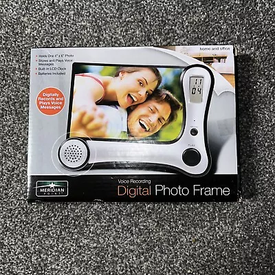 Meridian Point Voice Recording Photo Frame Records And Plays Back Messages • $8.99