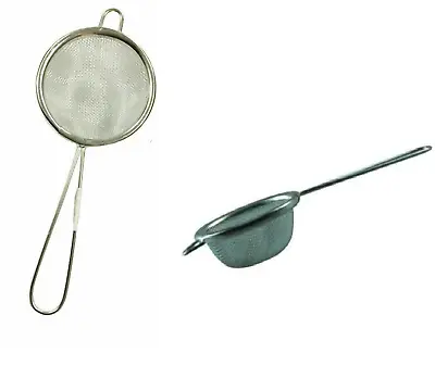 Tea Strainer 7cm Metal Sieve Mesh Kitchen Traditional Loose Leaf Filter Infuser • £2.79