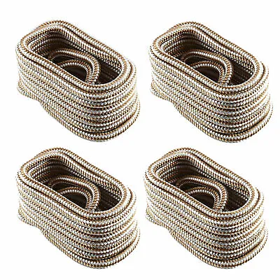 $31.49 • Buy 4-Pack 1/2 Inch 25 Ft Double Braid Nylon Boat Dock Line Mooring Rope Anchor Line