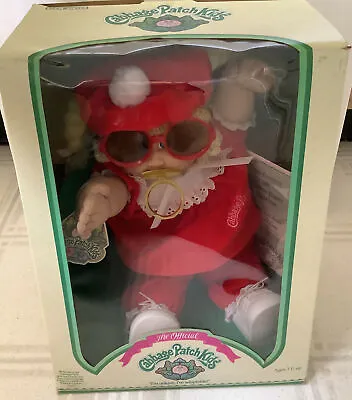 $149.99 • Buy Vintage Coleco 1984 Cabbage Patch Blonde Girl With Pacifier & Red Glasses NIB