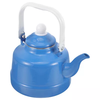  Enamel Tea Kettle Gas Stove Mini Condiment Bottles Instant Noodle Pot Portable • £29.85