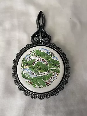 H&R Johnson LTD Tile Made In England Skyline Drive Trivet TILE RARE • $12.99