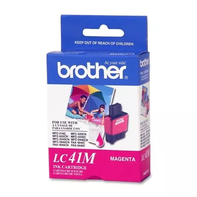 Brother Genuine LC41 Magenta Ink Cartridge - FREE SHIPPING!!! • $5.95