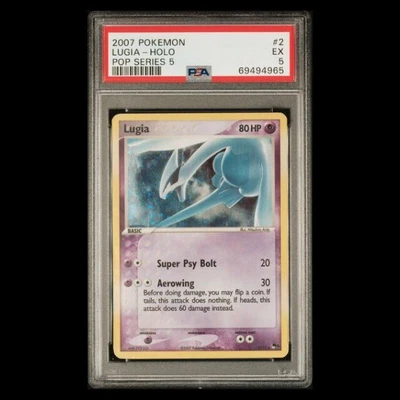 $36.40 • Buy Pokemon POP Series 5 Lugia 2/17 Holo PSA 5 EX 2007