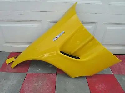 1997-2004 C5 Corvette - LH Fender W/ Trim Z06 Yellow Rear Section Only • $300