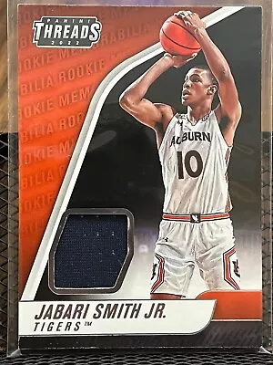 Jabari Smith Jr 2022-23 Chronicles Threads Auburn Rookie Worn Jersey Patch Relic • $5.99