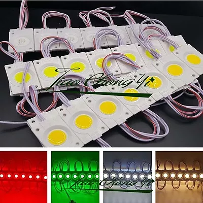 2.4W Injection COB LED Module LightDC 12V Advertising Green • $153.84