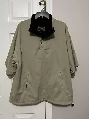 ProQuip Men’s Jacket Rain Shield Golf Gear Size XL Khaki Short Sleeve • $12