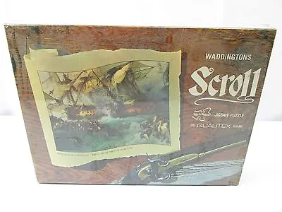 Vintage WADDINGTONS Battle Of The First Of June 1794 Scroll Jigsaw Puzzle SEALED • $49.99