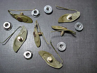 6 Buick Cadillac Chevy Fender Quarter Body Moulding Clips Nuts 3/4 -1  Wide NORS • $16.79