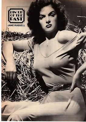 (f&f14) Magazine Pin Up Picture 11x8  Jane Russell • £8.99