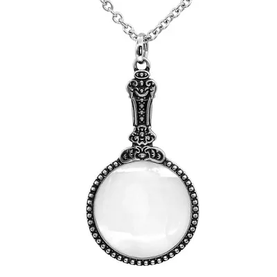 5x Magnifying Glass Pendant Necklace 27 - 29  By Controse • $27.95