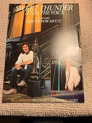 $5.49 • Buy Original 13 1/2-10” Bill Medley Sweet Thunder Album Ad Flyer
