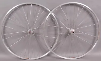 Sun M13 27 Inch Silver Rims 567 Speed Freewheel Hubs Wheelset 126mm Rear Space • $219