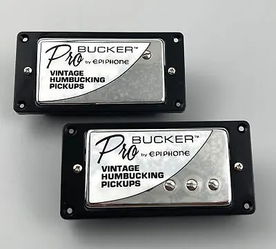 Epiphone Classic ProBucker Vintage Humbucker Chrome Braided Wire Pickup LP&SG • $34.90