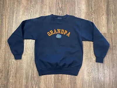 VTG Florida Gators Sweatshirt Men Medium Blue Crew Neck Sweater 90s Grandpa USA • $39