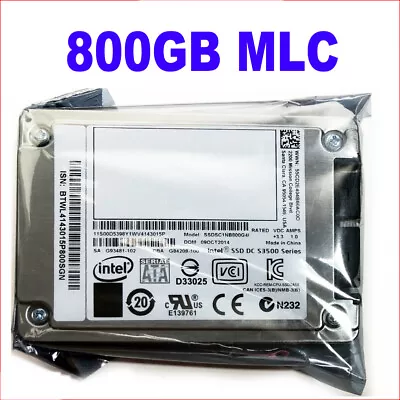 1.8  800GB MLC Micro Sata SSD DC S3500 Series SSDSC1NB800G4l For Thinkpad X301 • $117.99