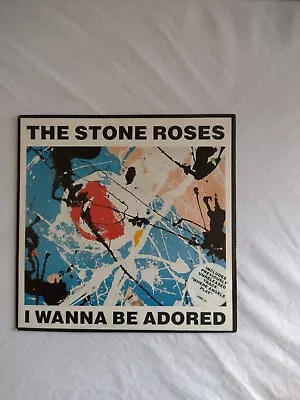 Vinyl Record Stone Roses  7  I Wanna Be Adored • £25