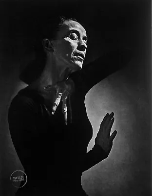 1948 Vintage Yousuf Karsh Martha Graham Portrait Photo Gravure Art 14x18 • $100.90