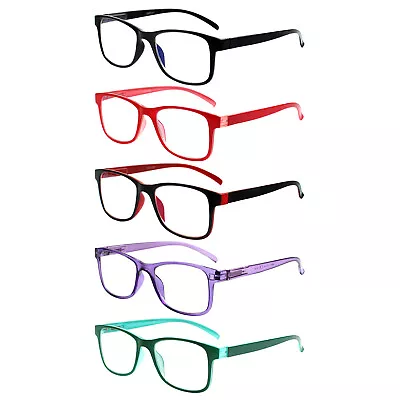 5-Pack Spring Hinge Reading Glasses Fashion Computer Readers Women • $16.99