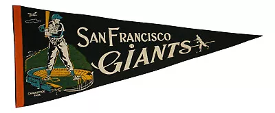 Vintage Early 1960s San Francisco Giants Pennant 30x12  Rare 91753 • $155.96