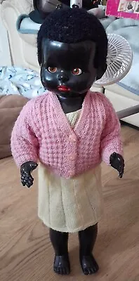 Pedigree Mandy Lou 1950s Black Walking Doll With Sleep Eyes 21 “ Made In England • £40