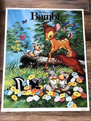 Vintage Disney Bambi Movie Poster 22x28 WD-26 USA • $23.99