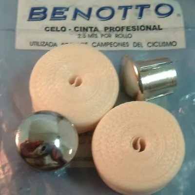 Benotto Pearl White Textured Road Handlebar Tape NEW / NOS Vintage-Mexico- NIB • $82.78