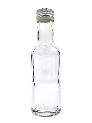 £16.75 • Buy Mini Whisky Glass Bottles, 50ml, Packs 12 -130, Wedding Favours, Spirits, New *