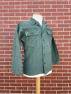 Vintage 1960's Vietnam War US Army First Pattern OG-107 Shirt Size Medium • $40